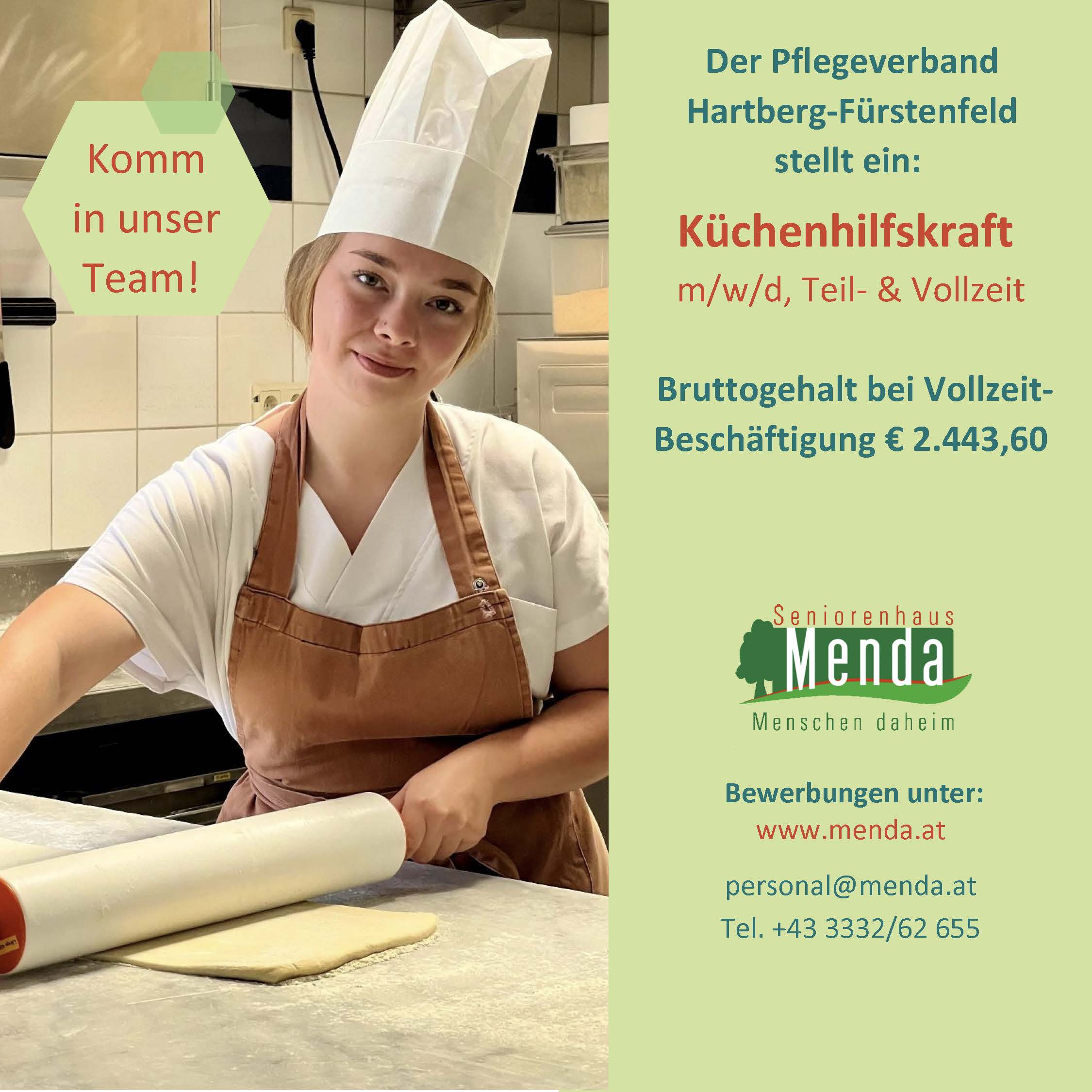 Inserat Kuechenhilfskraft v1 ab Juli 26